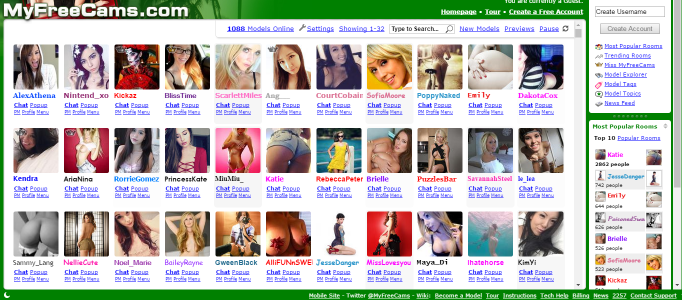 Myfreecams screenshot