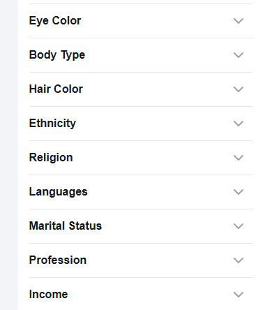 Profile preferences
